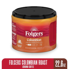 Folgers Colombian Medium Roast Ground Coffee, 22.6 Ounce