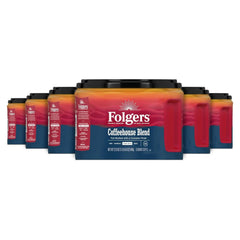 Folgers Coffeehouse Blend Medium Dark Roast Ground Coffee, 22.6 Ounces (Pack of 6)