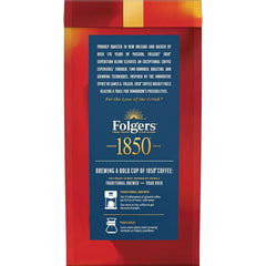 Folgers 1850 Expedition Blend Medium Roast Ground Coffee, 12 Ounce