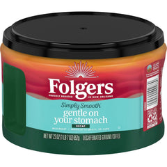 Folgers Simply Smooth Mild Roast Ground Coffee, 23 Ounces