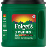 Folgers Classic Decaf Medium Roast Ground Coffee, 30.5 Ounces