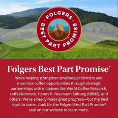 Folgers Black Silk Ground Coffee, Dark Roast, 22.6 Oz. Canister (Pack of 6)