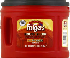 Folgers House Blend Medium Roast Ground Coffee, 24.2 Ounces