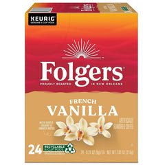 Folgers Gourmet Selections Single Cup for Keurig Brewers, Vanilla Biscotti, 24 Count