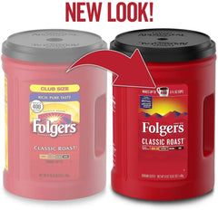 Folgers Classic Roast Ground Coffee , (#), 48 oz