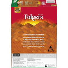 Folgers 100% Colombian Decaf Medium Roast Coffee, 96 Keurig K-Cup Pods