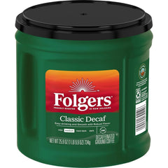 Folgers Classic Decaf Medium Roast Ground Coffee, 25.9 Ounce