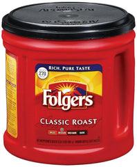 Folgers Classic Roast Coffee, 33.9 Ounce, (Pack of 6)
